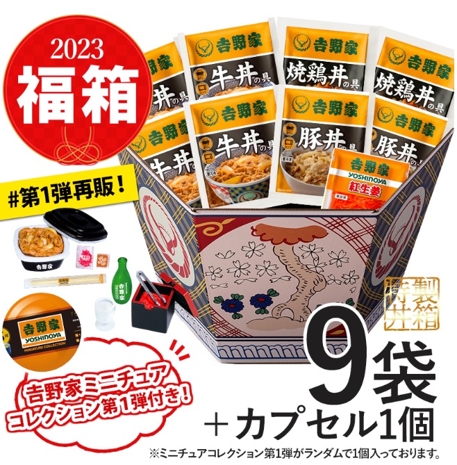 吉野家福袋2025予約はいつからいつまで?購入方法や中身ネタバレ