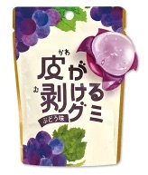 皮が剥けるグミ